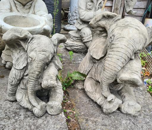 Buy & Sell Moseley Birmingham - Photos for Mom and Baby Elephant Statues