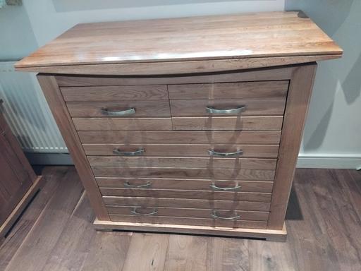 Buy & Sell Bermondsey South East London - Photos for Tokyo Natural Solid Oak chest of drawers.