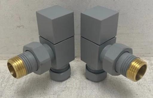 Buy & Sell Heaton Bradford - Photos for Radiator Valves, Angled, square,light GREY.