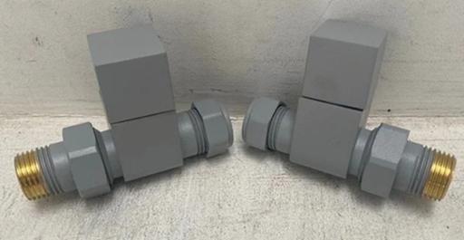 Buy & Sell Heaton Bradford - Photos for Radiator Valves light GREY straight square