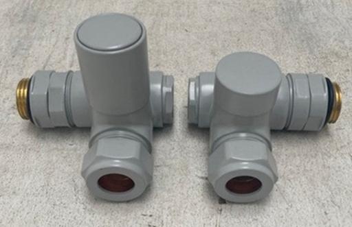 Buy & Sell Heaton Bradford - Photos for corner, Manual Radiator Valves light GREY.