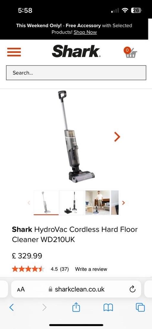 Buy & Sell Warrington Town Centre Warrington - Photos for Shark HydroVac Cordless Hard Floor Cleaner