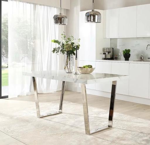 Buy & Sell Ladybarn Manchester - Photos for 3 xMilento Marble Dining Table Tops.TOP ONLY