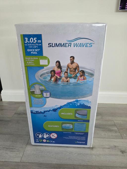Buy & Sell Colindale North West London - Photos for Summer Waves 3.05m Quick Set Paddling Pool