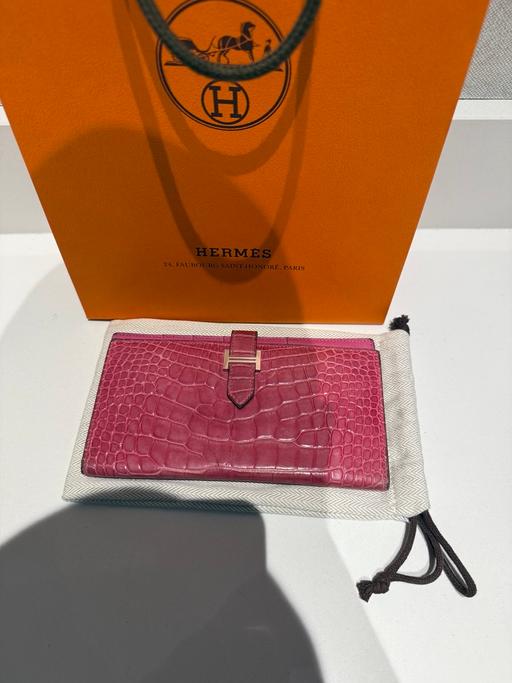 Buy & Sell Kennington South East London - Photos for Hermes Béarn crocodile wallet Hermés