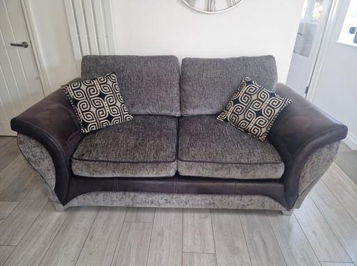 Buy & Sell Abington West Northamptonshire - Photos for DFS 2-Seater Leather/Fabric Sofa