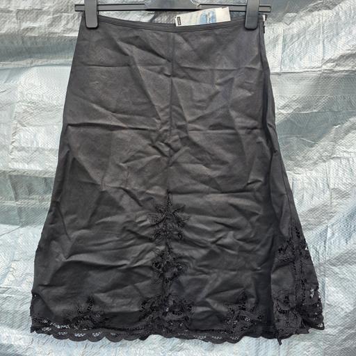 Buy & Sell Stourbridge Dudley - Photos for NEXT Black Skirt UK 10 REG Floral Hem New