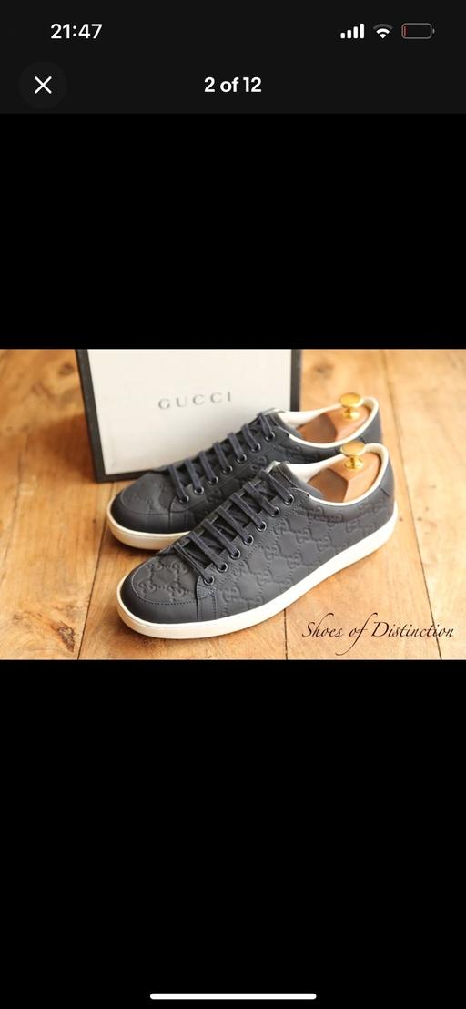 Buy & Sell Swanley Sevenoaks - Photos for Mens Gucci Ace Blue Leather Trainers - UK 6