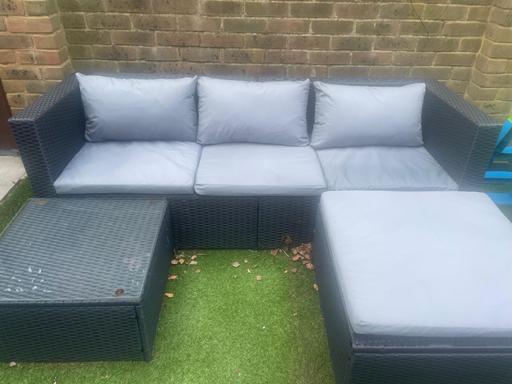 Buy & Sell Old Ford East London - Photos for Rattan corner sofa (garden)