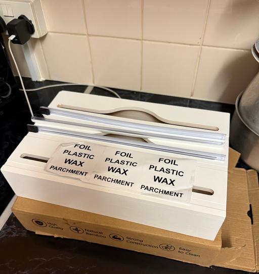 Buy & Sell West Brompton South West London - Photos for Bamboo 3 In 1 Wrap Organizer With Cutter