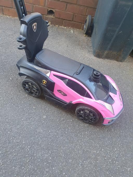 Buy & Sell Pensnett Dudley - Photos for Pink Pushalong Lamborghini, No Steering Wheel