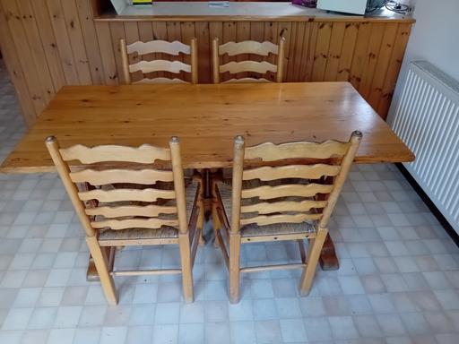 Buy & Sell Weston Favell West Northamptonshire - Photos for Pine Kitchen Table and Chairs