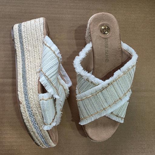Buy & Sell Stourbridge Dudley - Photos for River Island Espadrille Sandals UK 5 Slip On
