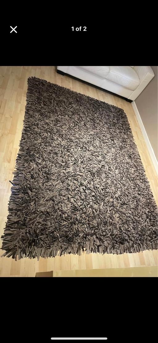 Buy & Sell Cannock Cannock Chase - Photos for Brown leather rug