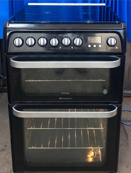 Buy & Sell Hockley Birmingham - Photos for Hotpoint HUD61K 60cm Dual Fuel Cooker - Black
