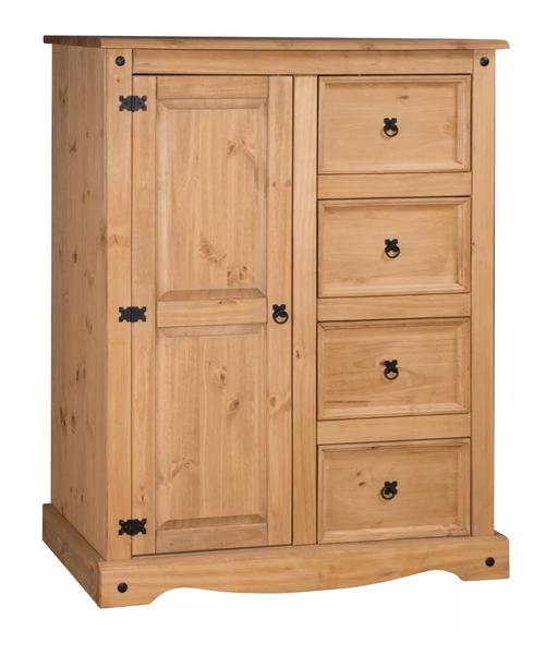 Buy & Sell Camp Hill Birmingham - Photos for Corona Wardrobe Tallboy Small Mexican Pine 1