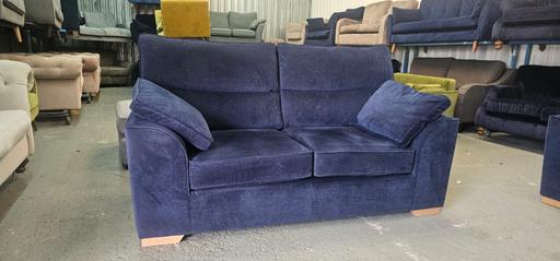 Buy & Sell Cheslyn Hay South Staffordshire - Photos for Navy Chenille ‘Stamford’ High-Back Sofa