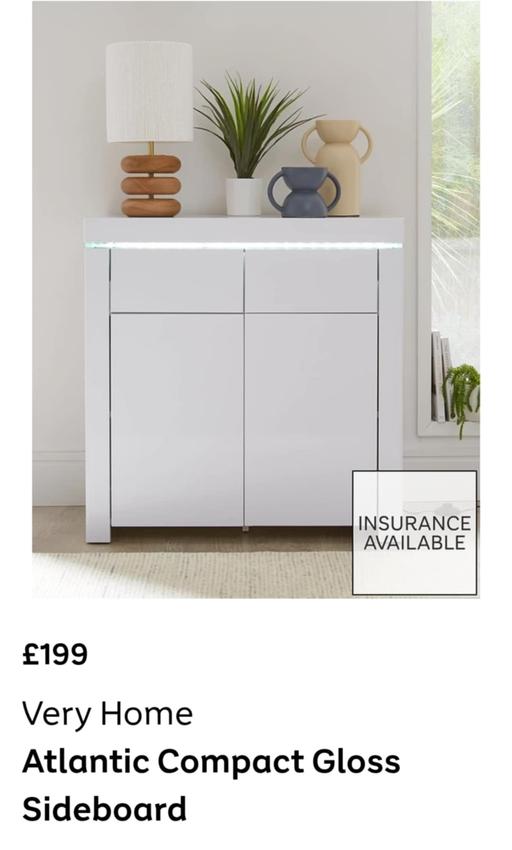 Buy & Sell Hurst Green Dudley - Photos for Atlantic Compact Gloss Sideboard