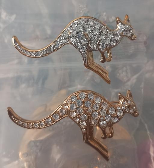 Buy & Sell Thatto Heath Saint Helens - Photos for Gold and silver plated gem kangaroo brooches