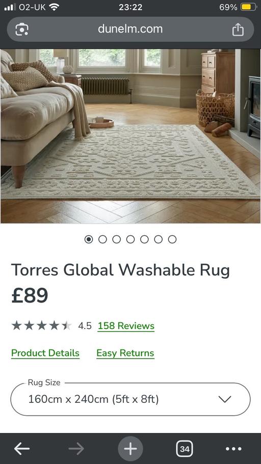 Buy & Sell Bromley by Bow East London - Photos for Rug cream