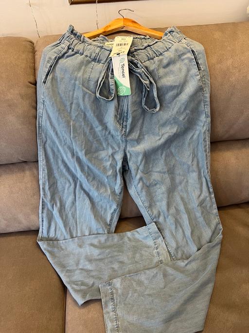 Buy & Sell Sunderland Cumberland - Photos for Sky blue summer trousers size 14 Xlong