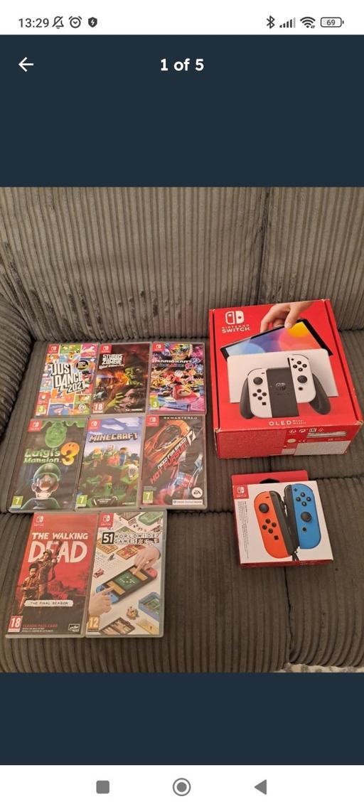 Buy & Sell Upper Gornal Dudley - Photos for Nintendo switch oled bundle mint condition bo