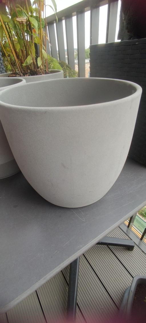 Buy & Sell Southall Ealing - Photos for 3x Grey pots