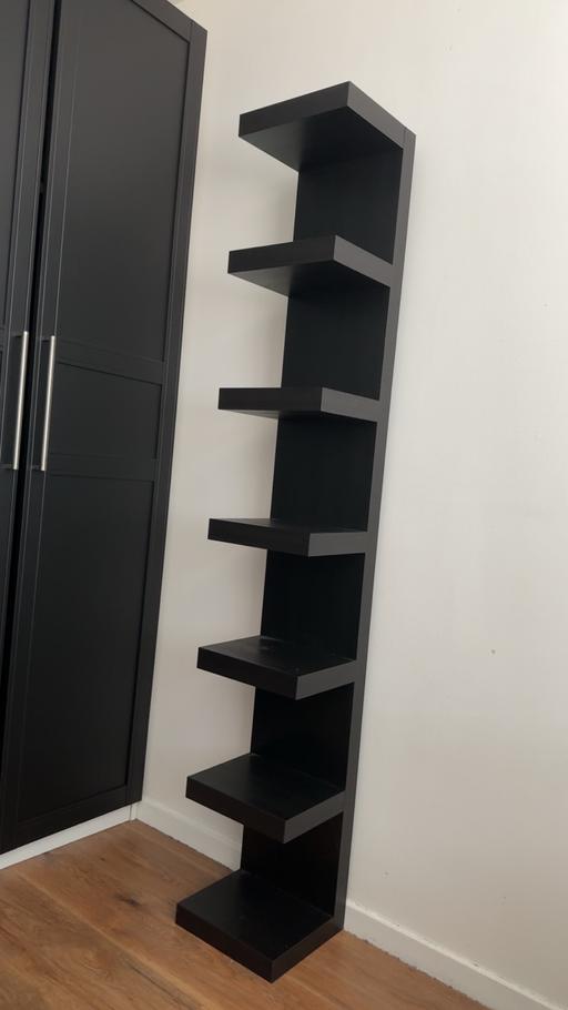 Buy & Sell Bethnal Green East London - Photos for LACK Wall shelf unit black 30x190 cm