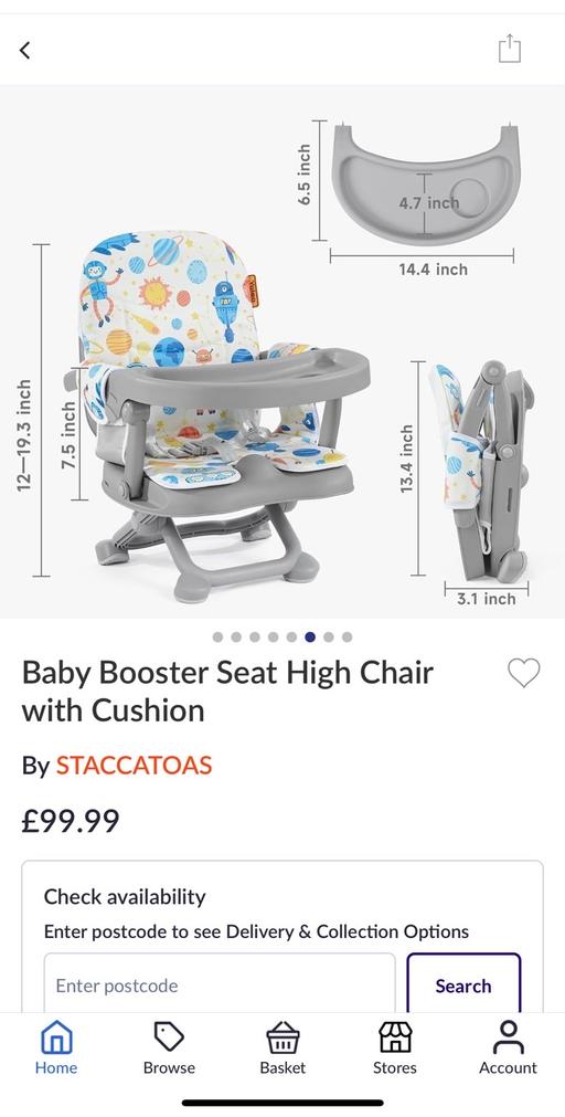 Buy & Sell Upton Park East London - Photos for Baby high chair seats