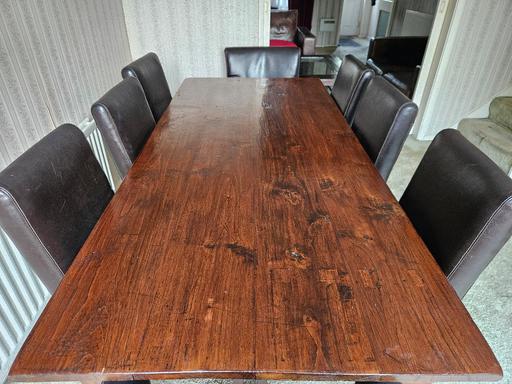 Buy & Sell Anerley South East London - Photos for Lombok Dining table – 6-8 seater, with 8 matc
