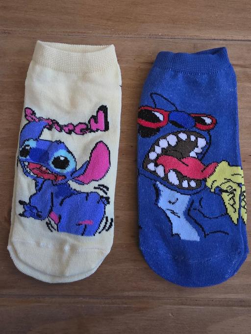 Buy & Sell Blackpool Town Centre Blackpool - Photos for Stitch trainer socks x 2 size 4-7 NEW