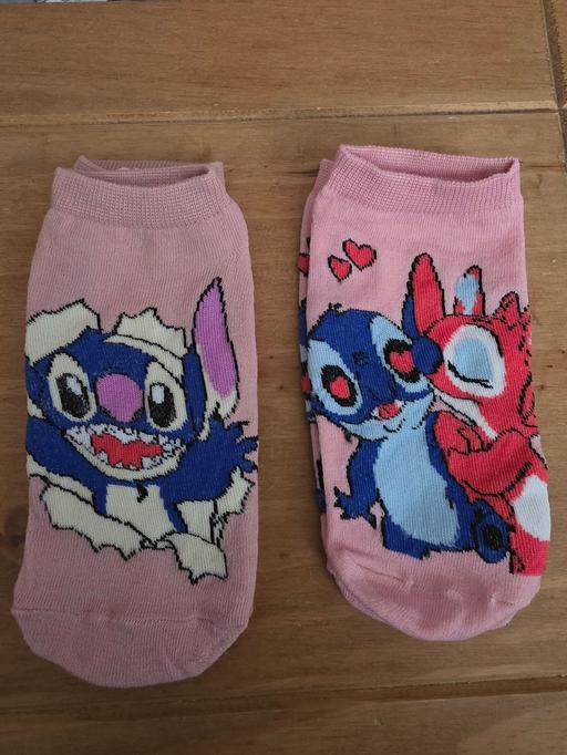 Buy & Sell Blackpool Town Centre Blackpool - Photos for Stitch trainer socks x 2 size 4-7 NEW