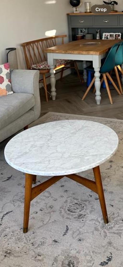 Buy & Sell Old Ford East London - Photos for West elm retro marble coffee table