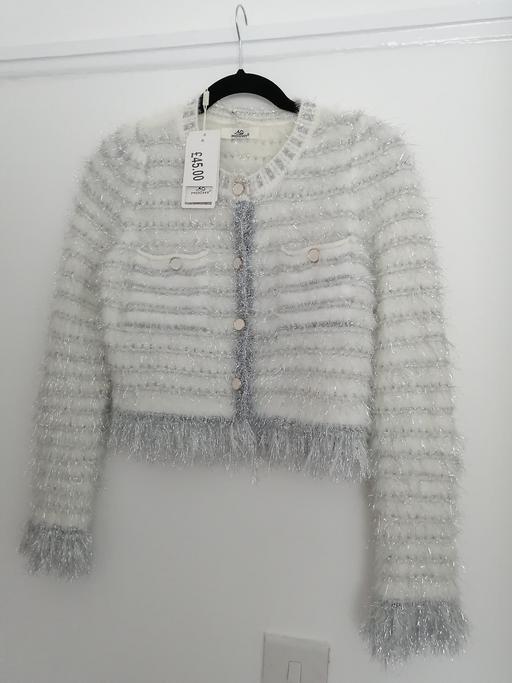 Buy & Sell West Derby Liverpool - Photos for women's size 10 white and silver cardigan