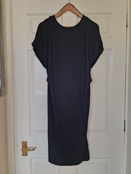 Buy & Sell Grange Park North London - Photos for ✨ Warehouse Black Open-Back Jersey Dress