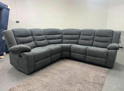  — Sorrento Grey Fabric Recliner