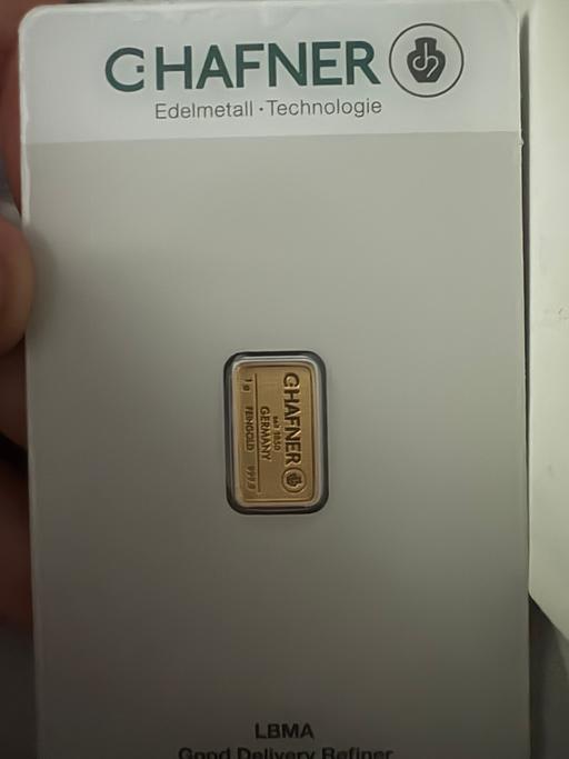 Buy & Sell West Bromwich Sandwell - Photos for 25 g silver bullion 1g gold bar