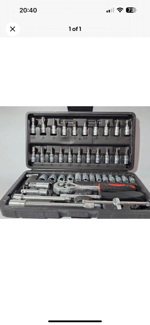 Buy & Sell Yeading West London - Photos for 46 piece precision ratchet and socket bit set