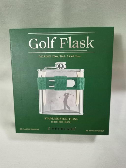 Buy & Sell Hall Green Birmingham - Photos for KIKKERLAND STAINLESS STEEL GOLF FLASK.
