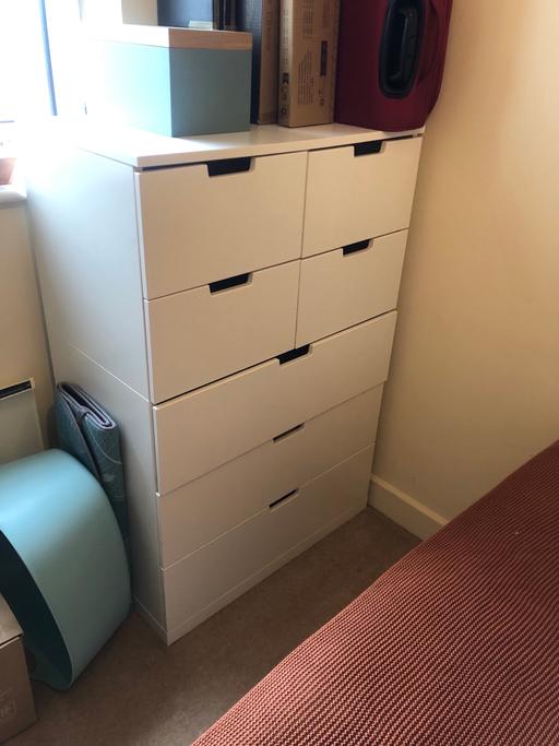 Buy & Sell Leicestershire Leicester - Photos for Chest of 7 drawers, white, 80x122 cm