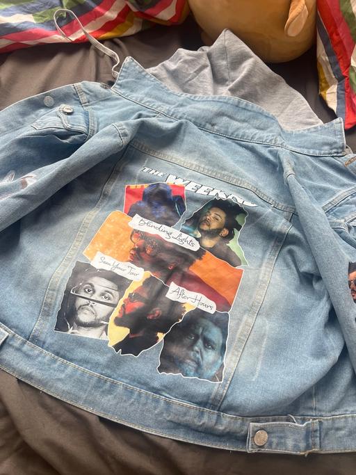 Buy & Sell Higginshaw Oldham - Photos for The weeknd denim jacket.