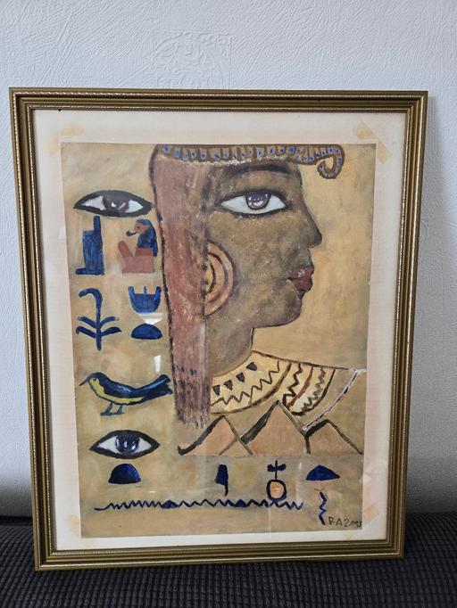 Buy & Sell Tividale Sandwell - Photos for Egyptian-themed figure, Original acrylic