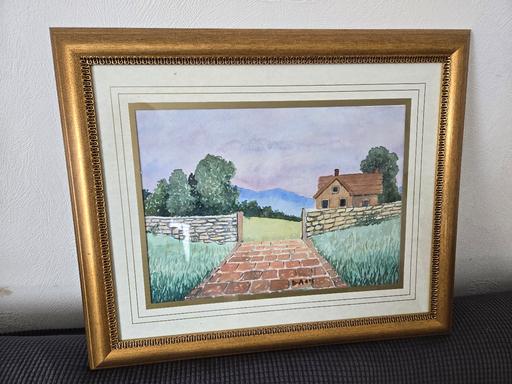 Buy & Sell Tividale Sandwell - Photos for Original watercolour French village scene