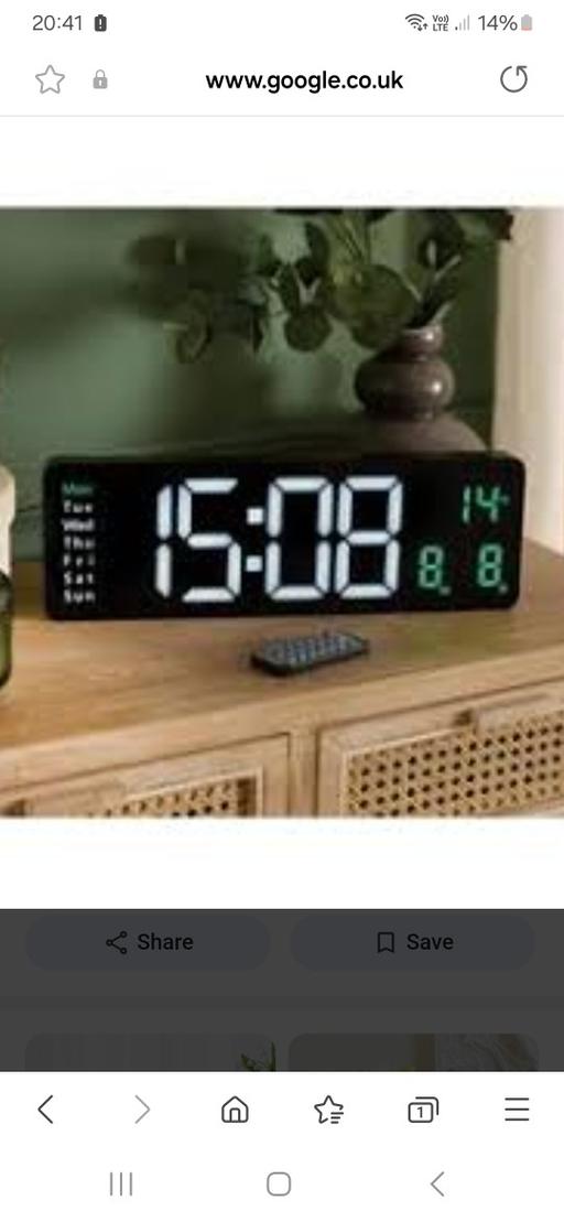 Buy & Sell Selly Oak Birmingham - Photos for Brand New Jumbo Clock