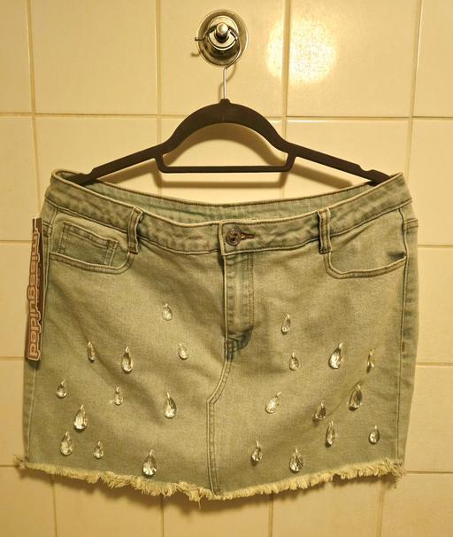Buy & Sell Greenwich South East London - Photos for Misguided Crystal Embellished Mini Skirt New