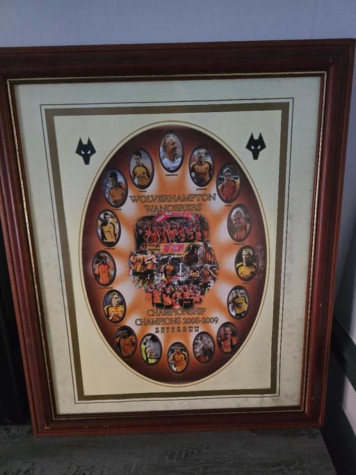 Buy & Sell Tipton Sandwell - Photos for wolves framed picture champions 2008-2009