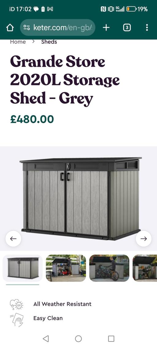 Buy & Sell Wellingborough North Northamptonshire - Photos for keter grande storage 2020l