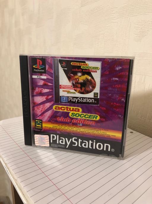 Buy & Sell Farington Moss South Ribble - Photos for Actua Soccer - Club Edition - PS1 Video Game