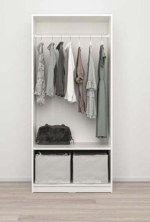 Buy & Sell Roehampton South West London - Photos for Wardrobe with 2 doors, White 79x176 cm