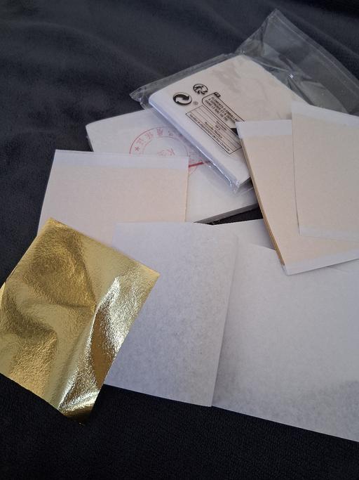 courses Staffordshire Lichfield - Photos for 50 sheets of gold leaf